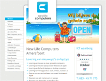 Tablet Screenshot of newlifecomputers.nl
